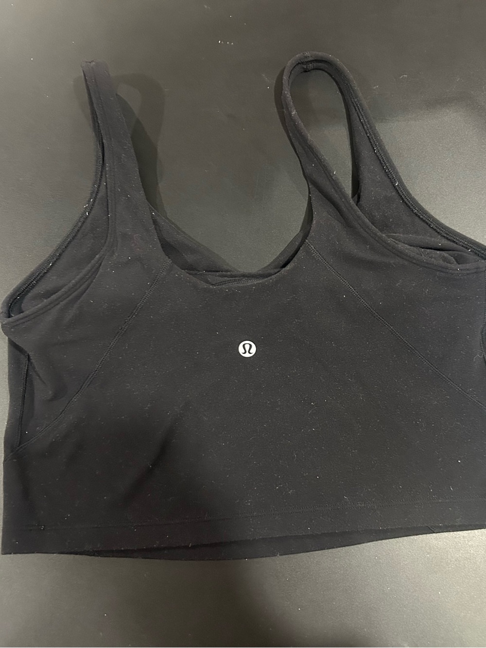 Lululemon Black Athletic Sports Bra Top